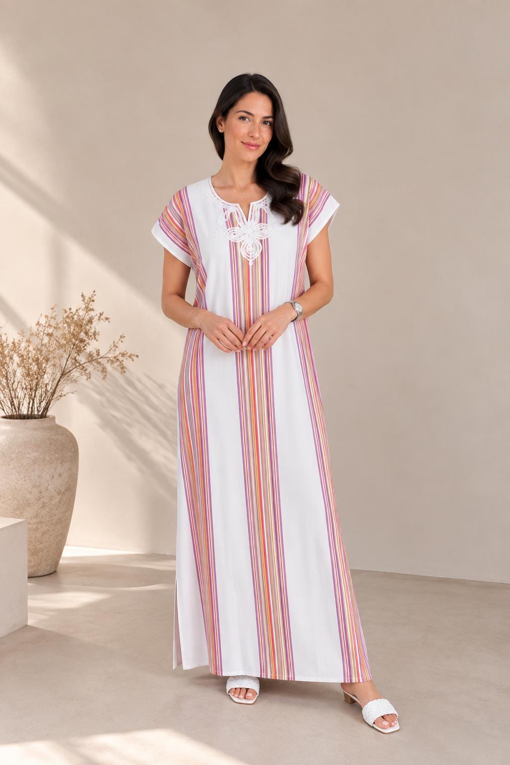 Luxury Boho Kaftan Dress – Plus Size Maxi