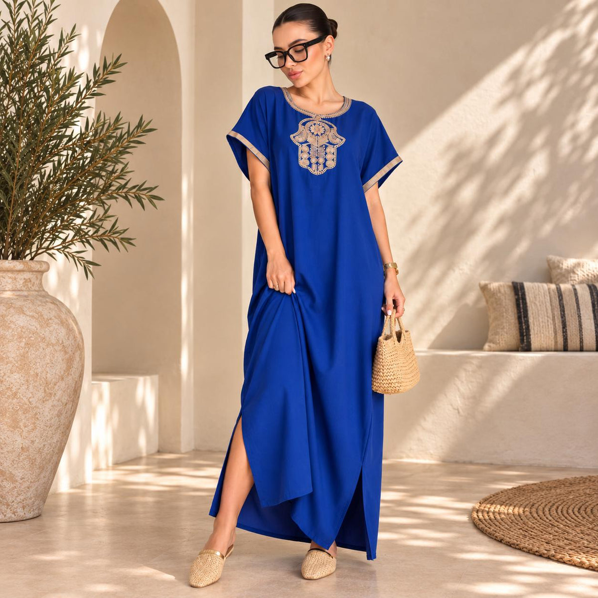 Arabian Nights Plus Size Kaftan – Trendy Maxi