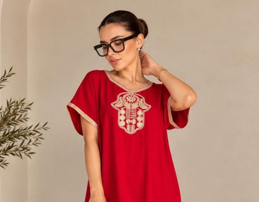 Arabian Nights Plus Size Kaftan – Trendy Maxi