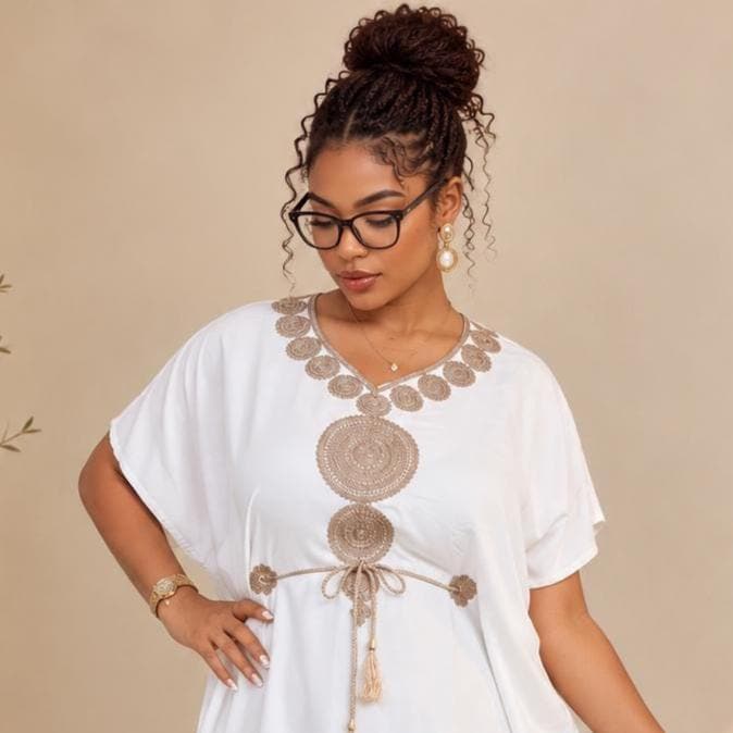 Arabian Nights Resort Wear Dress – Kaftan Maxi