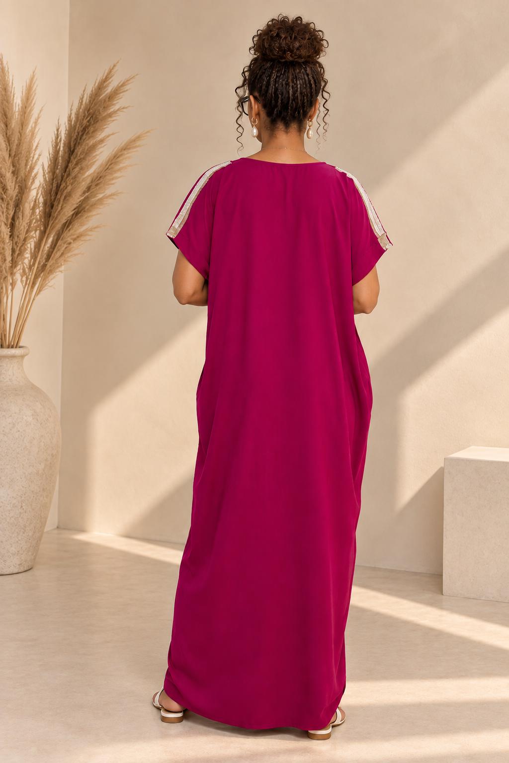 Arabian Nights Kaftan Dress – Resort Maxi