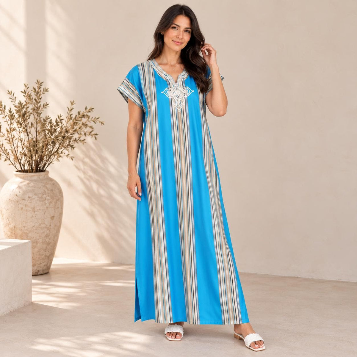 Elegant Luxury Abaya Dress – Moroccan Maxi