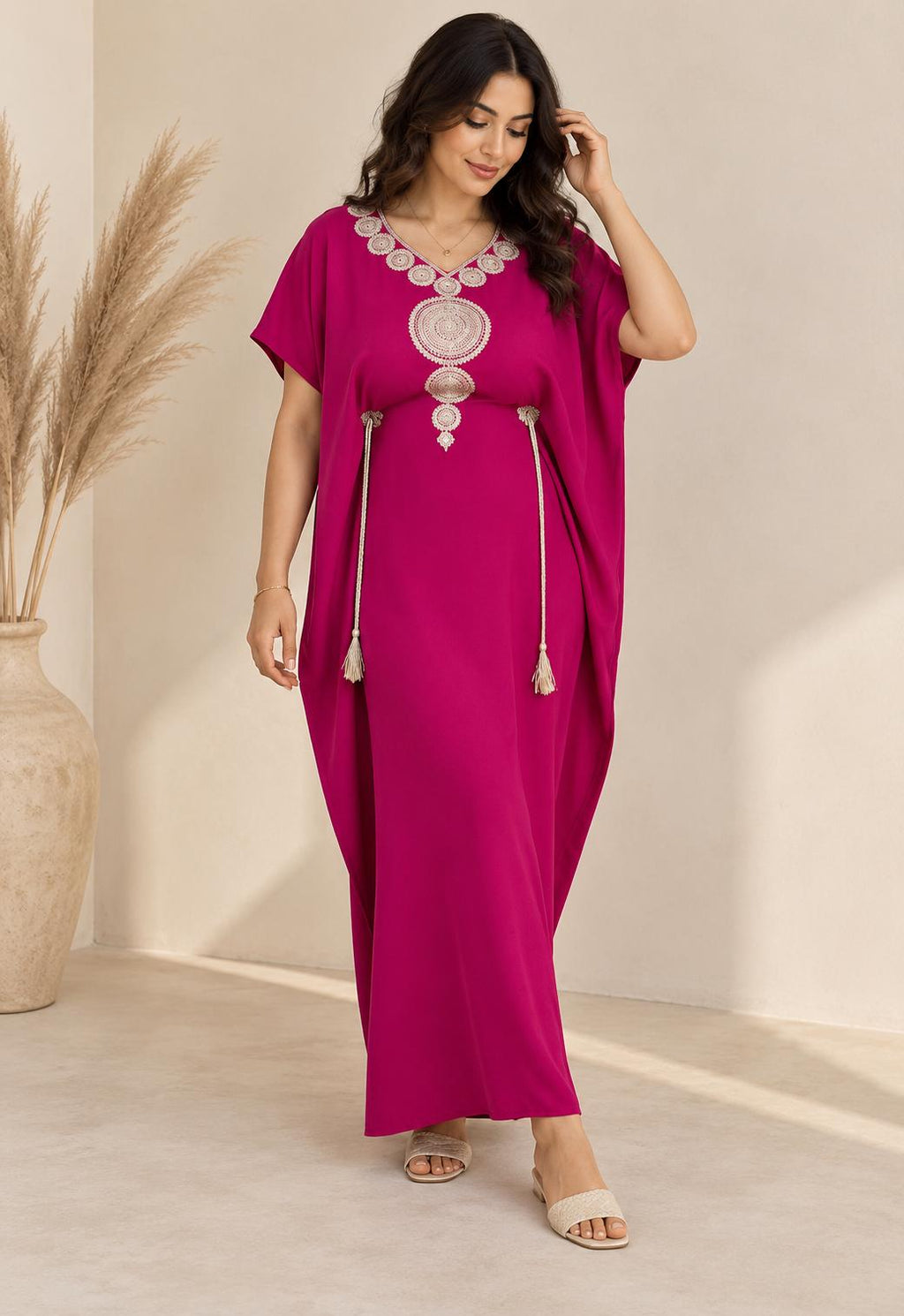Arabian Nights Kaftan Dress – Resort Maxi