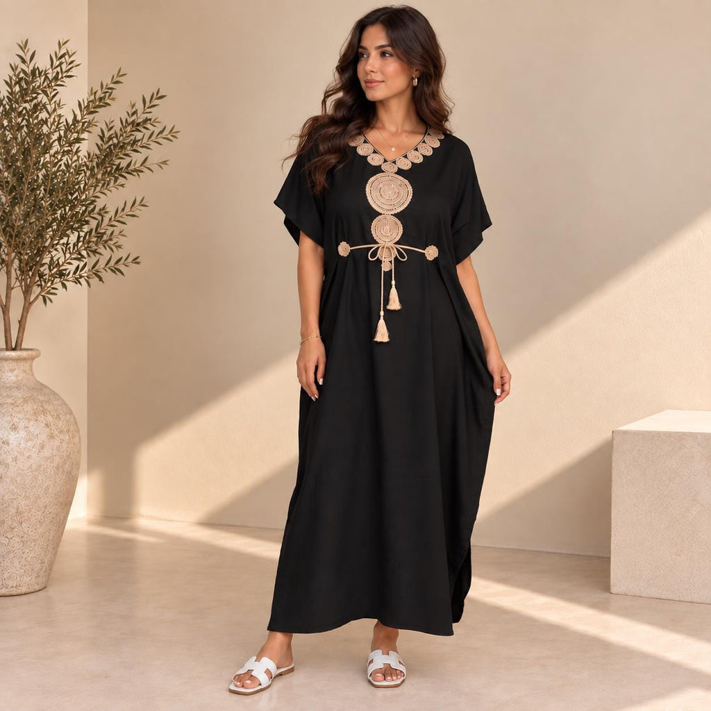 Arabian Nights Resort Wear Dress – Kaftan Maxi