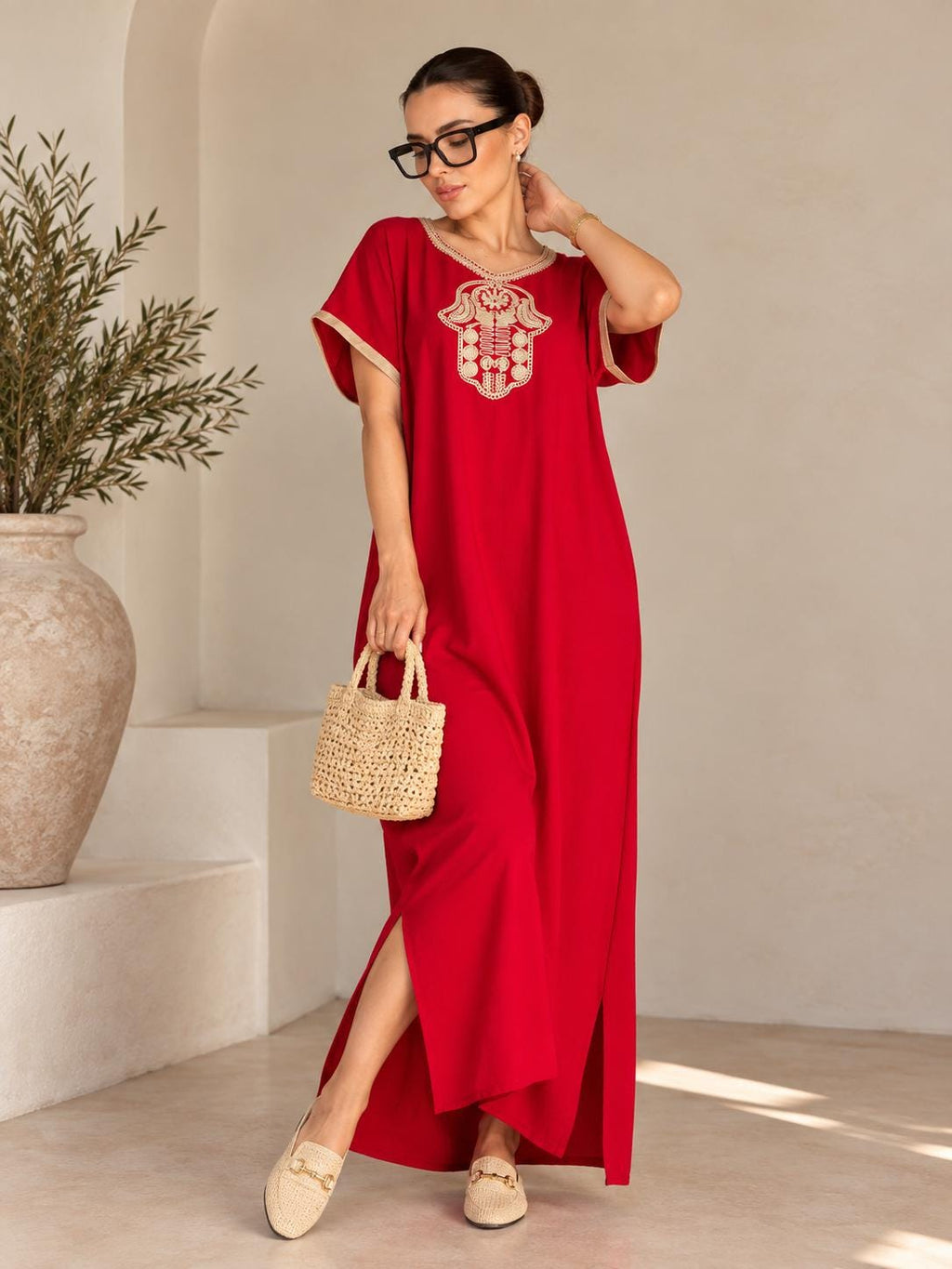 Arabian Nights Plus Size Kaftan – Trendy Maxi